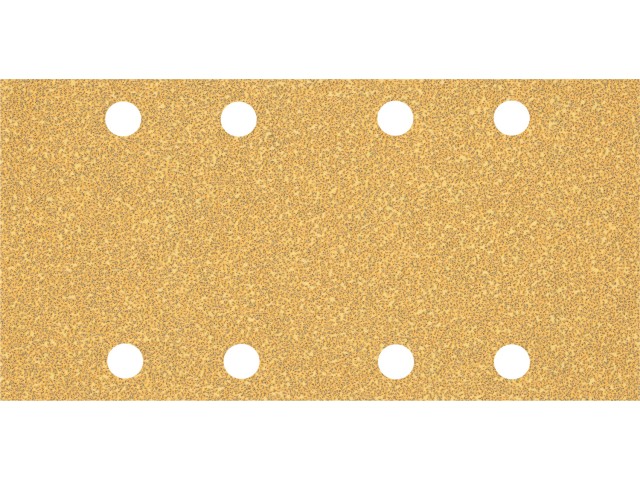 Brusni papir EXPERT Bosch z 8 luknjami za vibracijske brusilnike, Dimenzije: 93x186mm, Zrnatost: 40, 2608900935